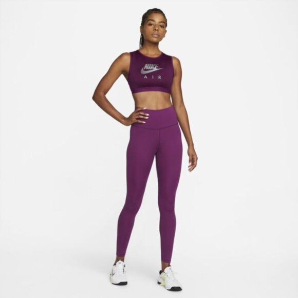 Nike Womens Air Dri-FIT Swoosh Sports Bra DM0643-610 Purple Size XS Extra Small - Picture 4 of 4